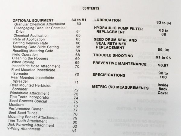 International 800 Cyclo Planter Semi Mounted Parts Operators Manual Set Owners - Image 4