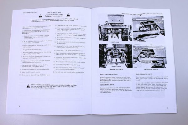 Allis Chalmers 190 190Xt Series Iii Tractor Service Parts Operators Manual Set - Image 10