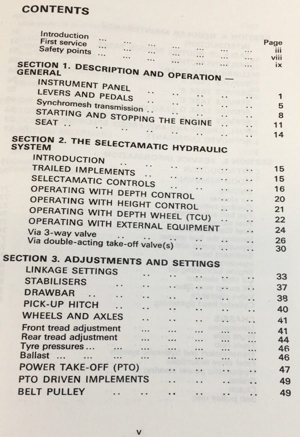 David Brown Case 885 Tractor Manual Parts Catalog Operators Owners Set Book - Image 2