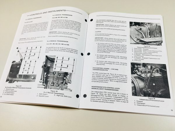 Ford 340 445 Tractor Service Parts Operators Manual Owners Repair Set Shop Book - Image 12