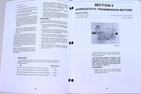 New Holland L-451 L-452 L-454 L-455 Skidsteer Loader Service Manual Operator Set - Image 12