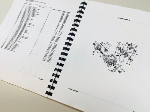 Kubota B7200Hst B7200Hste B7200Hstd Tractor Service Parts Operators Manual Set - Image 8