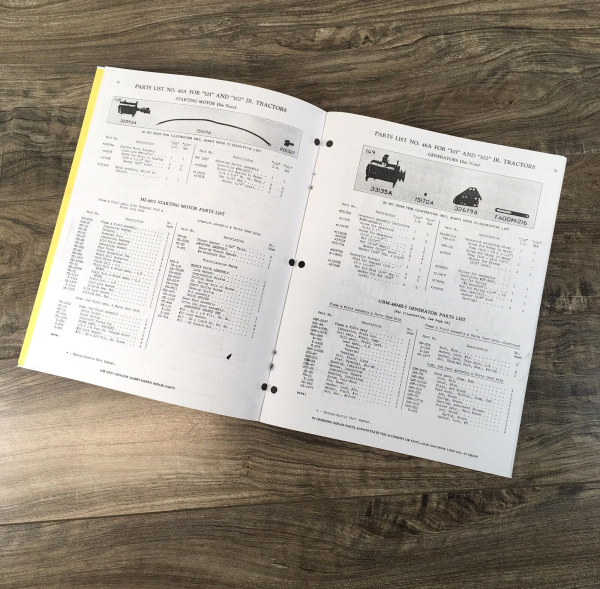 Massey Harris 101 102 Junior Tractor Parts Manual Catalog Assembly 386985-UP - Image 4