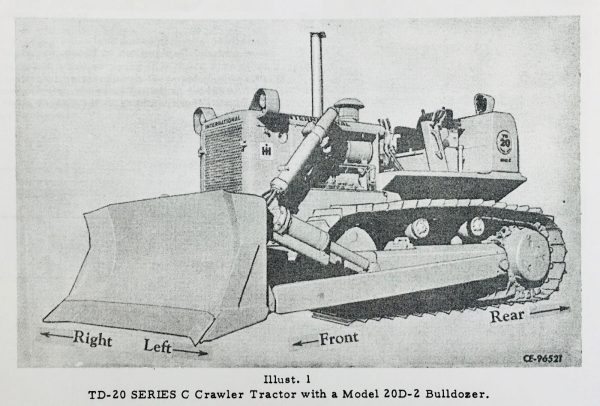 International Td-20 Series C Crawler Tractor Operators Owners Manual Equipment - Image 3
