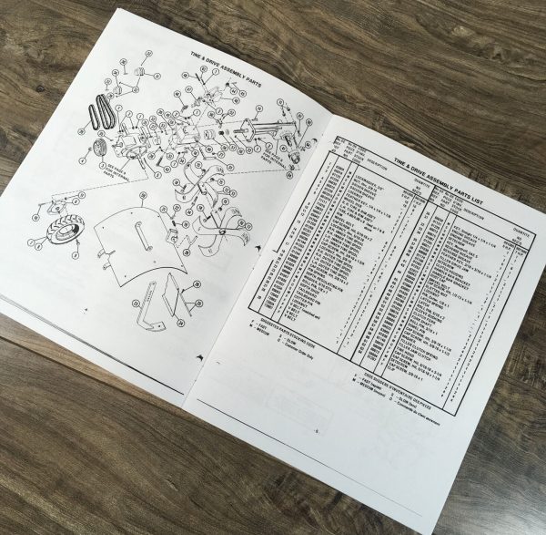 Ariens 901005 901006 5 & 7 H.P. Rocket Tiller Parts Operators Manual Set Book - Image 2