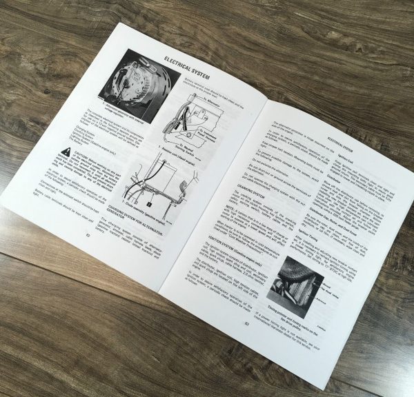 International 2400B 2405B 2410B 2412B Tractor Part Operators Manual Set C-157 IH - Image 11