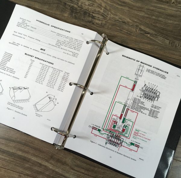 Case 680 Ck Tractor Loader Backhoe Service Manual Parts Catalog Repair Shop Set - Image 4