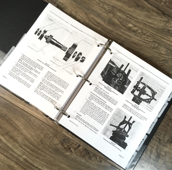 Ford 420 515 Tractor 735 Loader 765 Backhoe Service Parts Operators Manual Set - Image 11