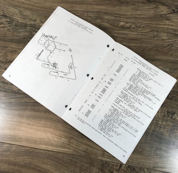 New Holland 1038 Automatic Bale Wagon Parts Operators Manual Set Catalog Owners - Image 6