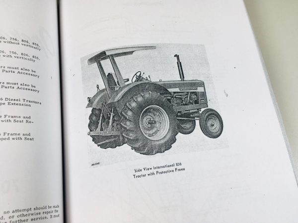 International Farmall 1206 Diesel Tractor Service Manual Parts Catalog Shop Book - Image 7