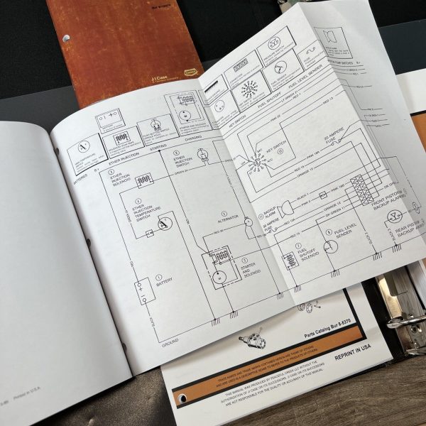 Case 1840 Uniloader Skid Steer Service Parts Operator Manual Shop Book Schematic - Image 9