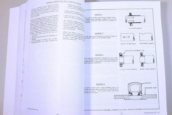 Allis Chalmers 190 190Xt Series Iii Tractor Service Parts Operators Manual Set - Image 4