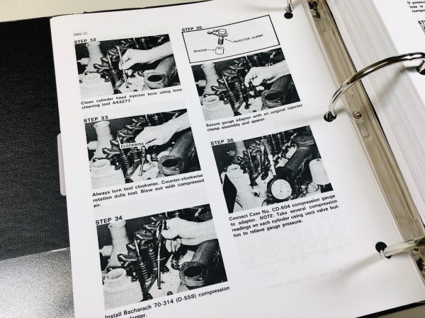 Case 1845B Uni-Loader Skid Steer Service Repair Shop Manual Book New Hard Binder - Image 4