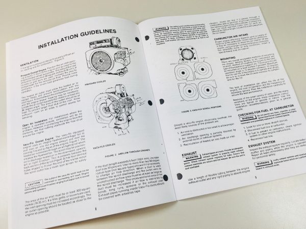 Onan Nhc Nhcv Industrial Engines Operators Service Manual Parts Catalog Set - Image 3