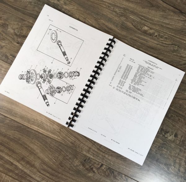 Massey Ferguson 1155 Tractor Parts Manual Catalog Book Assembly Schematics - Image 6