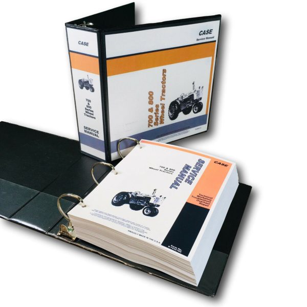 Case 700 800 700B 800B Series Tractor Service Manual Repair Shop Book Workshop