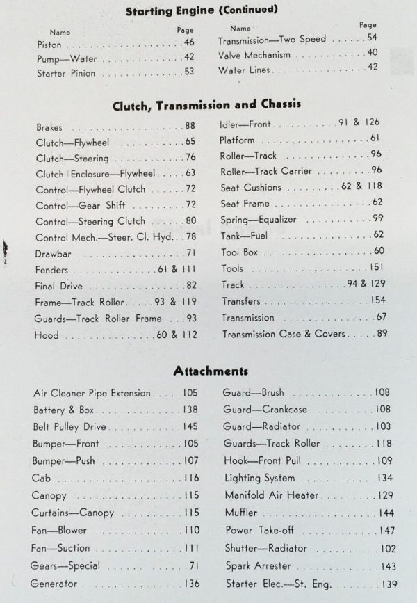 Caterpillar D7 Crawler Tractor Parts Operators Manual Set Book S/N -7M9999 CAT - Image 3