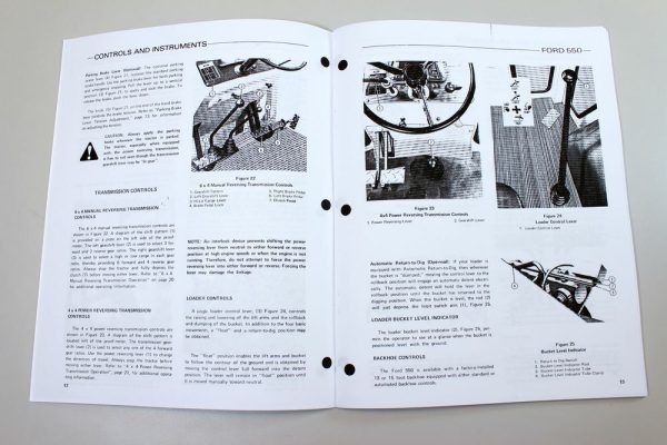 Ford 550 Tractor Loader Backhoe Service Parts Operators Manual Repair Overhaul - Image 12