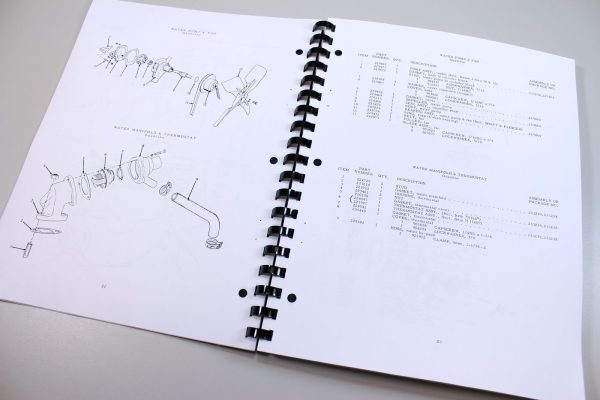 Allis Chalmers 170 Tractor Parts Catalog Manual Exploded Views - Image 3