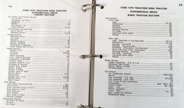 Case 1470 Traction King Tractor Service Manual Parts Catalog Shop Repair Set - Image 10