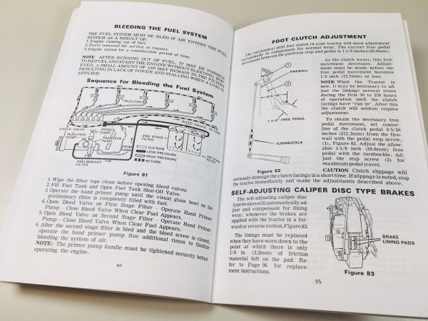 Case 1175 Tractor Operators Owners Manual Maintenance Book Lubrication More - Image 7