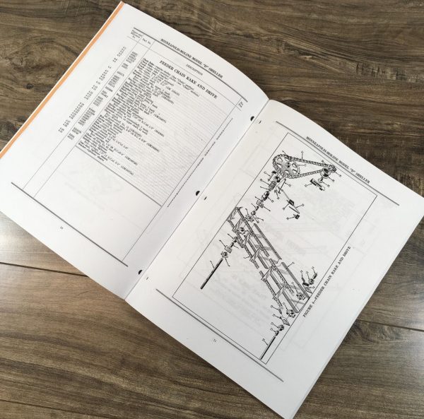 Minneapolis Moline D Corn Sheller Parts Manual Catalog Book Assembly Schematics - Image 4