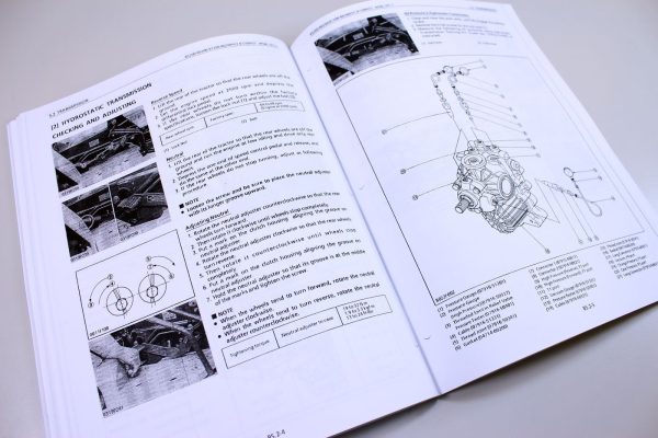 Kubota B6200Hst B7200Hst Tractor Hydro Transmission Service Repair Manual - Image 9