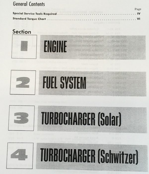 International D-407 Dt-407 Service Manual Diesel Engine Repair Shop 1256 Tractor - Image 2