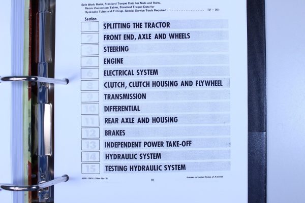 Farmall International 664 Tractor Service Parts Manual Set Repair Shop Catalog - Image 5