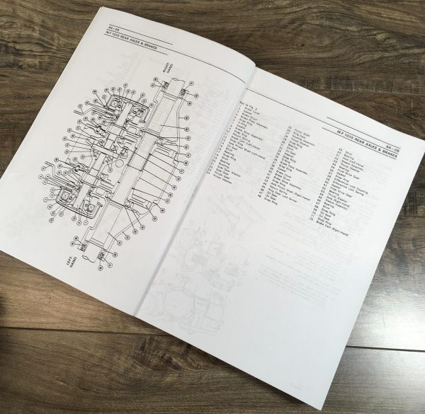 Massey Ferguson 1030 Tractor Service Parts Manual Repair Shop Set Catalog Book - Image 6