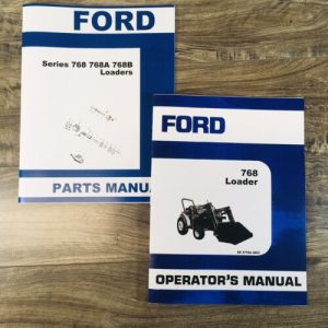 Ford 768 Loader Parts Catalog Operators Manual Owners Set for 1100 Tractor
