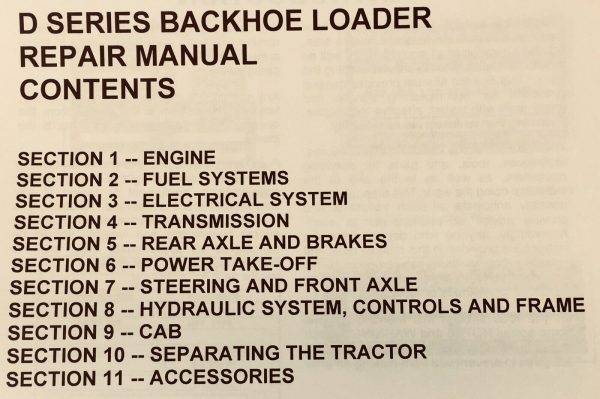 Ford 455D Tractor Loader Backhoe Service Parts Operators Manual Shop Repair Set - Image 2