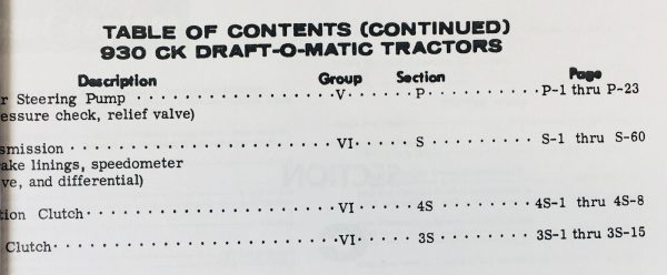 Case 930 931 Comfort King Tractor Service Manual Parts Catalog Set SN 8229001-Up - Image 4