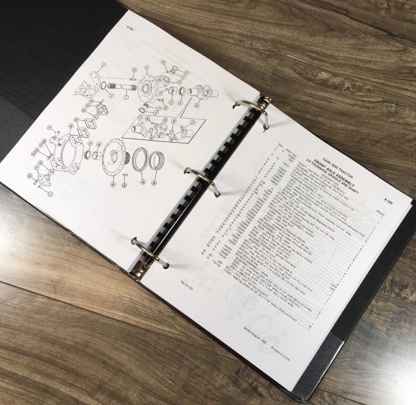 Case 4890 Tractor Parts Manual Catalog Book Assembly Schematic Exploded Views - Image 8