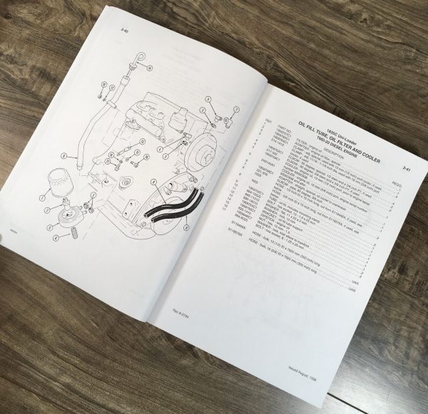 Case 1835C Uni-Loader Skid Steer Parts Catalog Operators Owners Manual Set Book - Image 9