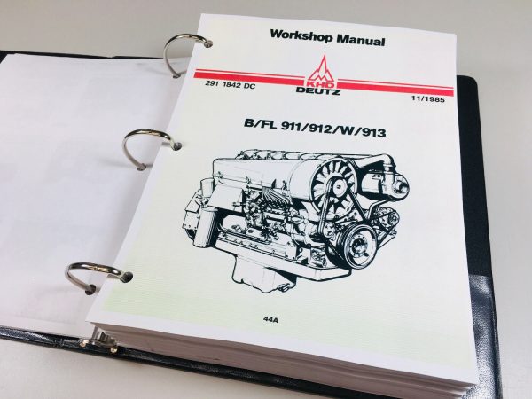 Case 752 Roller Deutz Engine Service Technical Manual Repair Shop In Binder - Image 4