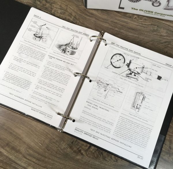 Oliver 1800 1900 Tractor Service Manual Repair Workshop Shop Technical Book - Image 12