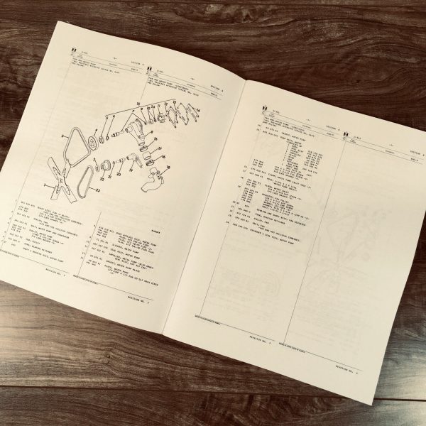 Farmall International D-301 6 Cylinder Diesel Engine Service Parts Manual Set Ih - Image 4