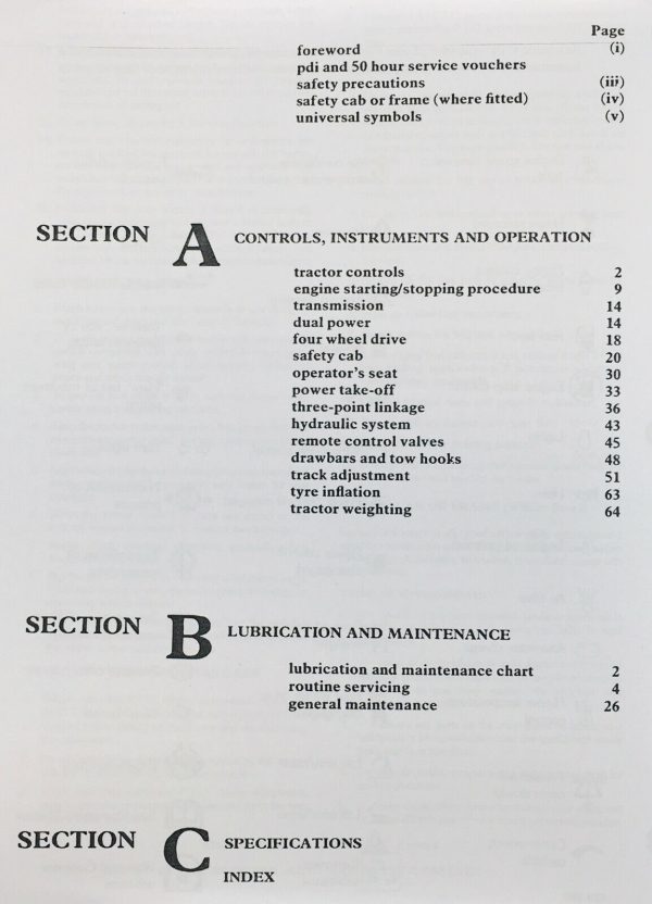 Ford New Holland 8530 8630 8730 8830 Tractor Operators Owners Manual Maintenance - Image 2