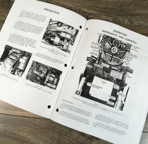 Farmall International 504 Gas Tractor Service Parts Operators 4 Manual Set C-153 - Image 9