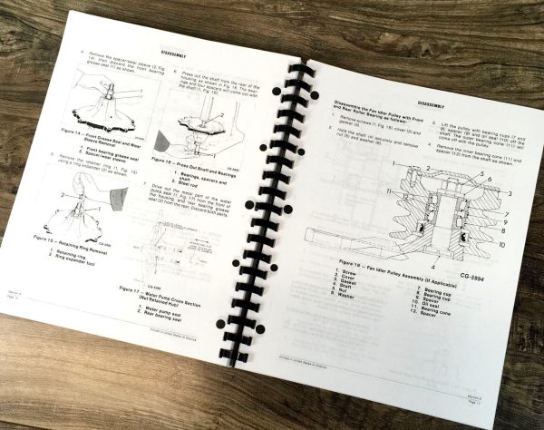 International DT-466B Diesel Engine for 3588 3788 Tractor Service Manual Repair - Image 4