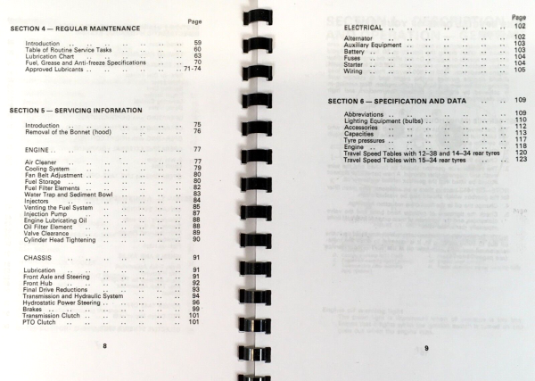 Case David Brown 1410 & 1412 Tractor Operators Manual Owner Book Maintenance - Image 4