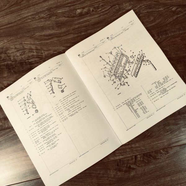 International D-282 Diesel Engine For 706 2706 Tractors Service Parts Manual Set - Image 11