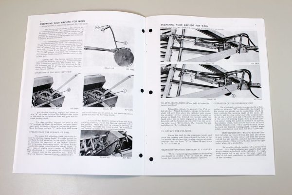 International 510 Grain Drill Planter Owners Operators Manual Settings Chart - Image 3