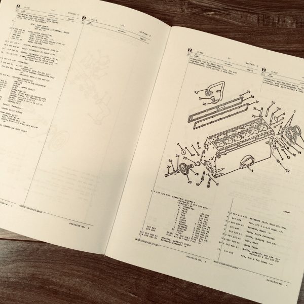 International D-310 Diesel 6 Cylinder Engine Only Service Parts Manual Set Book - Image 12