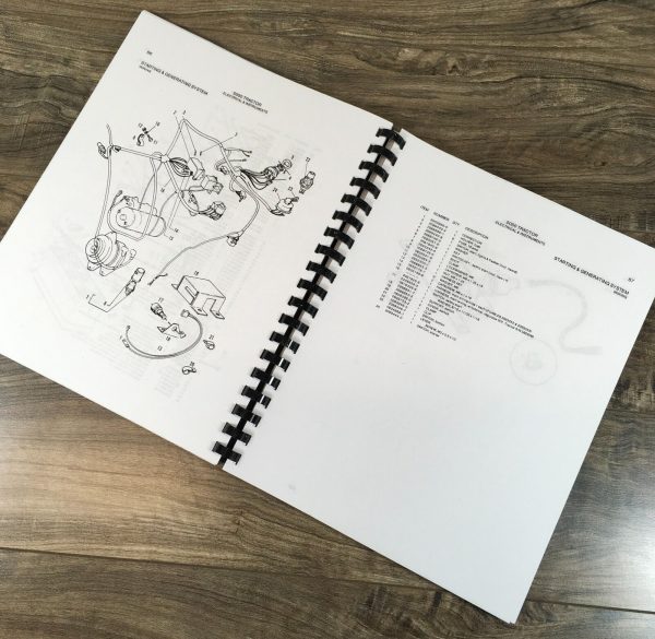 Allis Chalmers 5050 Diesel Tractor Parts Manual Catalog Book Assembly Schematics - Image 7