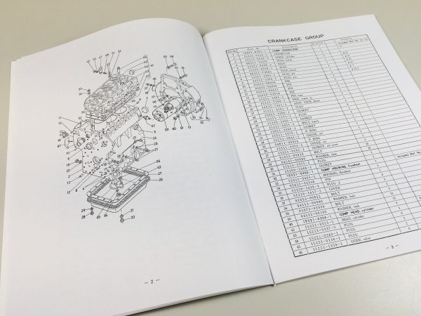 Kubota L225 Tractor Parts Assembly Manual Catalog Exploded Views Numbers - Image 3