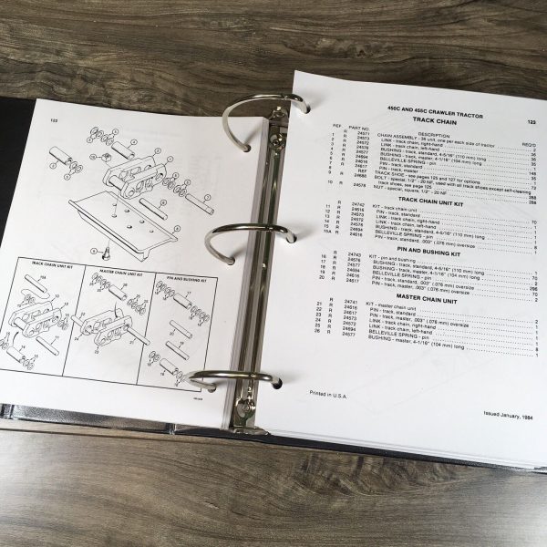 Case 450C 455C Crawler Dozer Loader Service Manual Parts Catalog Overhaul Repair - Image 10