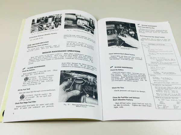 MASSEY FERGUSON MF 50 Industrial TRACTOR PARTS OPERATORS MANUAL CATALOG SET - Image 10