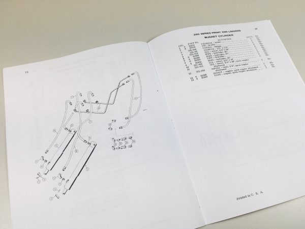 Case 391 392 Loader For 430 530 540 Tractors Parts Manual Catalog Book Assembly - Image 4